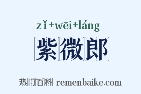 紫微郎是什么意思的图片
